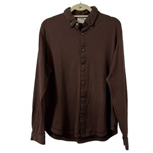 Link Soul Mens Sustainably-Minded Knit Long Sleeve Shirt Medium‎ Organic Cotton